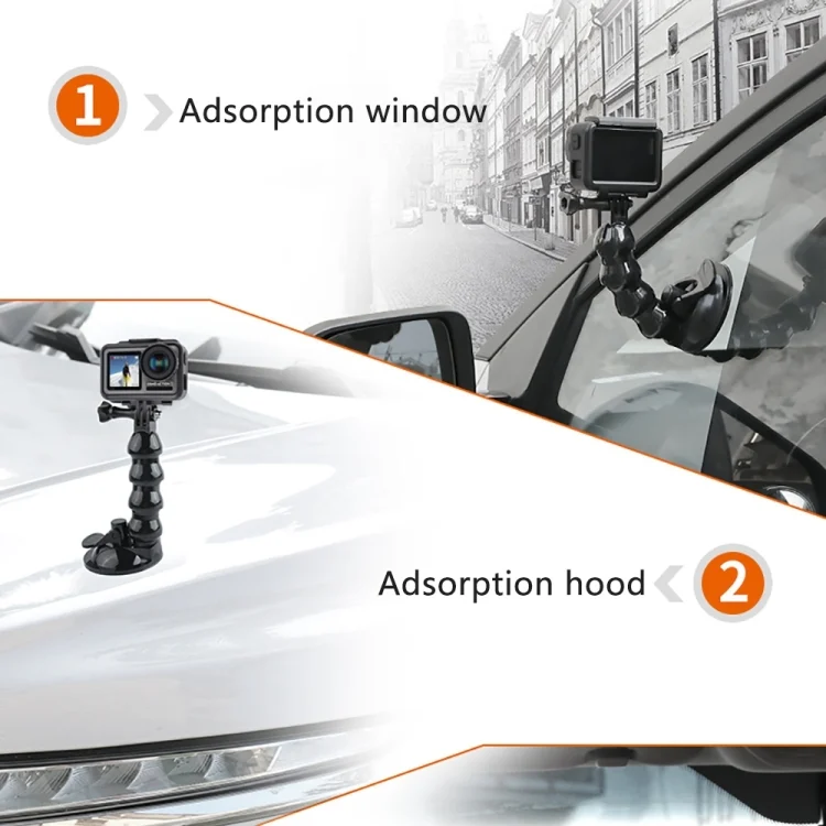 DOP0063B_4.webp Suction Cup Jaws Flex Clamp Mount for GoPro, Insta360, DJI and Other Action Cameras - Image 5