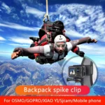 RUIGPRO 360 Degree Rotation Backpack Rec-Mounts Clip Clamp Mount + Phone Clamp for GoPro, Insta360, DJI and Other Action Cameras - Image 13