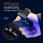 RUIGPRO 360 Degree Rotation Backpack Rec-Mounts Clip Clamp Mount + Phone Clamp for GoPro, Insta360, DJI and Other Action Cameras - Image 9