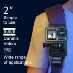 RUIGPRO Hook and Loop Fastener Backpack Rec-Mounts Clip Clamp Mount with Screw for GoPro, Insta360, DJI and Other Action Cameras - Image 13