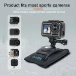RUIGPRO Hook and Loop Fastener Backpack Rec-Mounts Clip Clamp Mount with Screw for GoPro, Insta360, DJI and Other Action Cameras - Image 9