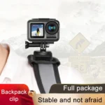 RUIGPRO Hook and Loop Fastener Backpack Rec-Mounts Clip Clamp Mount with Screw for GoPro, Insta360, DJI and Other Action Cameras - Image 10