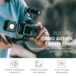 PGYTECH P-11B-010 Sports Camera Rabbit Cage Accessory Vlog for DJI Osmo Action - Image 4