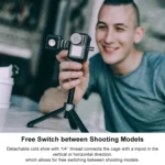 PGYTECH P-11B-010 Sports Camera Rabbit Cage Accessory Vlog for DJI Osmo Action - Image 8