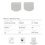 STMAKER Handheld Gimbal Quick Release Magnetic Buckle Clamp Expansion Bracket for DJI OM4 - Image 5