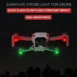 Sunnylife 2-Green + 2-Red Night Strobe LED Light Indicator Light for DJI Mavic 2 / Mini / Mavic Air 2 / FPV - Image 3