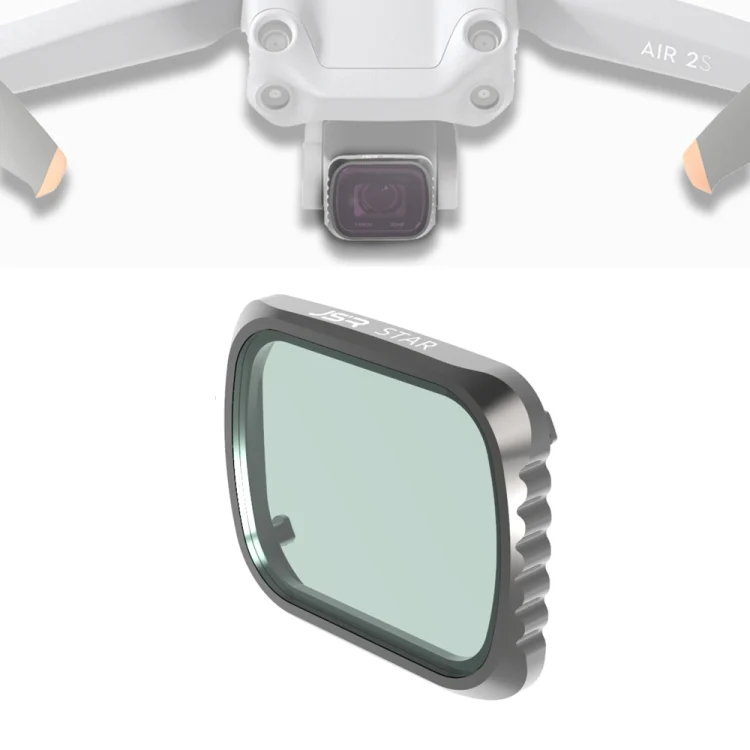 JSR KS STAR Effect Lens Filter for DJI Air 2S, Aluminum Frame