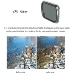 JSR KS 6 in 1 UV + CPL + ND4 + ND8 + ND16 + ND32 Lens Filter for DJI Air 2S, Aluminum Frame - Image 5