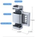 RUIGPRO Smartphone Fixing Clamp 1/4 inch Holder Mount Bracket for DJI OSMO Pocket / Pocket 2 - Image 2