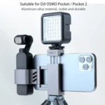 RUIGPRO Smartphone Fixing Clamp 1/4 inch Holder Mount Bracket for DJI OSMO Pocket / Pocket 2 - Image 4