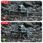 STARTRC 1109399  Folding Heightened Quick Release Landing Gear Holder for DJI FPV - Image 7