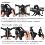 STARTRC 1109399  Folding Heightened Quick Release Landing Gear Holder for DJI FPV - Image 8