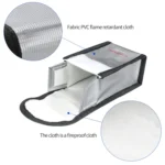 RCSTQ for DJI FPV Combo 2 x Batteries Li-Po Safe Explosion-proof Storage Bag - Image 6
