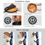 RCGEEK 55cm Round Portable Parking Apron Foldable Landing Pad for DJI Mavic Mini / Air 2S / FPV - Image 7