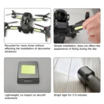 RCSTQ 2 PCS Luminous Sticker Night Flight Sticker for DJI FPV Drone - Image 5