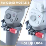 Stabilizer Extension Bracket Ring Adapter with Dual Cold Shoe Base for DJI OM4 / Osmo Mobile 3 - Image 6