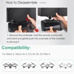 STARTRC Foldable Controller Sunshade with Screen Bracket for DJI Mavic 2 / Mavic Air 2 / Air 2S / Mini 2 - Image 7