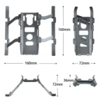STARTRC Foldable Quick Release Landing Gear Height Extender Holder for DJI Mavic 3 - Image 7