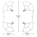 STARTRC Drone Propeller Protective Guard Anti-collision Ring for DJI Mini 3 Pro - Image 3