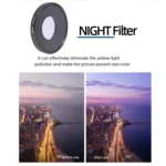 JSR 8 in 1 Streak Blue CPL ND8 ND16 ND32 ND64 STAR NIGHT Lens Filter For DJI Osmo Action 3 - Image 8