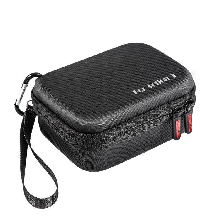 For DJI Osmo Action 3 STARTRC Camera Carry Case with Carabiner & Strap