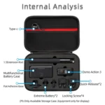 For DJI Osmo Action 3 Carrying Storage Case Bag,Size: 21.5 x 29.5 x 10cm - Image 5