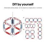 For DJI FPV STARTRC 5 in 1 Drone Obstacle Avoidance Training Track Competition Practice Obstacle Gate Square Gantry Door - Image 4