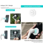 For DJI OM6 / 5 / 4 / 4 SE  Sunnylife ZJ561 Magsafe Adapter Phone Holder - Image 3