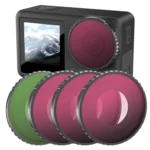 For DJI Action 5 Pro / 4 STARTRC 4 in 1 ND8 + ND16 + ND32 + CPL Lens Filter