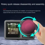 For DJI Action 5 Pro / 4 STARTRC 4 in 1 ND8 + ND16 + ND32 + CPL Lens Filter - Image 6