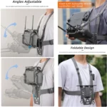 For DJI RC Plus Sunnylife Remote Control Waist Support Bracket Chest Strap - Image 4