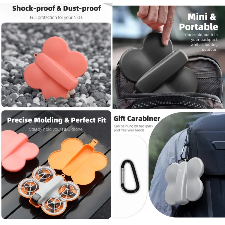 DOP0668_B3.webp For DJI Neo Sunnylife Butterfly Storage Box Anti-collision Anti-scratch Protection Case - Image 4
