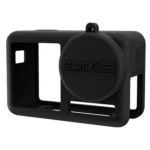 For DJI OSMO Action 4 / 3 STARTRC Silicone Shockproof Case with Lens Cap & Strap - Image 2