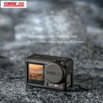 For DJI OSMO Action 4 / 3 STARTRC Silicone Shockproof Case with Lens Cap & Strap - Image 5