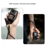 For DJI OSMO Action 4 / 3 STARTRC Silicone Shockproof Case with Lens Cap & Strap - Image 9