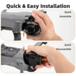 For DJI Air 3S Sunnylife Integrated Gimbal Cover Transparent Lens Cap Vision System Protector - Image 8