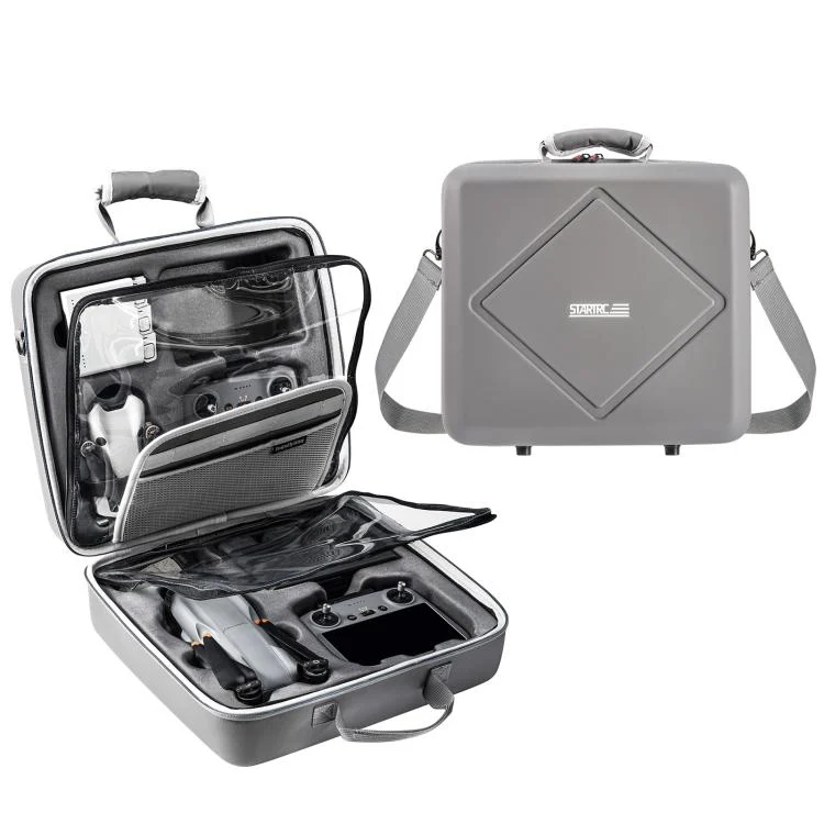 For DJI Air 3 / Air 3S / Mini 4 Pro STARTRC Dual-Drone Shoulder Storage Bag PU Handbag