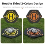 Sunnylife Drone Landing Pad 35cm Fast-Fold Double-Sided Leather Waterproof Helipad for DJI Neo / Avata 2 / Mini 4 Pro - Image 2
