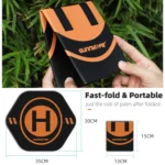 Sunnylife Drone Landing Pad 35cm Fast-Fold Double-Sided Leather Waterproof Helipad for DJI Neo / Avata 2 / Mini 4 Pro - Image 6