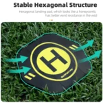 Sunnylife Drone Landing Pad 35cm Fast-Fold Double-Sided Leather Waterproof Helipad for DJI Neo / Avata 2 / Mini 4 Pro - Image 9