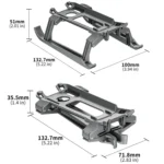 For DJI Air 3S / 3 STARTRC Folding Anti-fall Anti-dirt Heightened Landing Gear Training Rack - Image 7