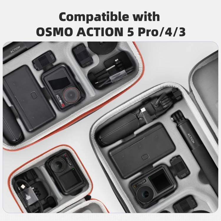 DOP0791_B4.webp For DJI Osmo Action 5 Pro / 4 / 3 Sunnylife Portable Carrying Case Adventure Combo Bag - Image 5