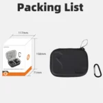 For DJI Osmo Action 5 Pro / 4 / 3 Sunnylife Portable Carrying Case Mini Standard Combo Bag - Image 8