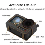 For DJI Osmo Action 5 Pro / 4 / 3 2pcs Sunnylife Silicone Lens Cap - Image 3