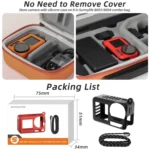 For DJI Osmo Action 5 Pro / 4 / 3 2pcs Sunnylife Silicone Lens Cap - Image 6