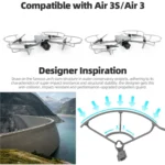 For DJI Air 3S / 3 Sunnylife Propellers Guard Protector Integrated Shielding Rings Quick Release Anti-Collision Props Safe Ring - Image 3