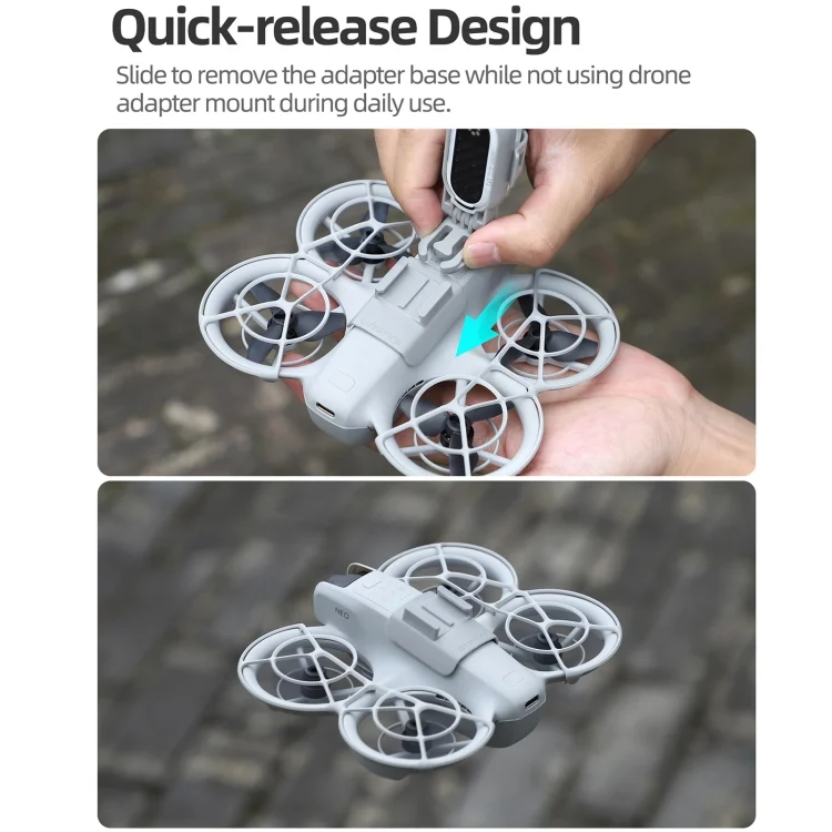 DOP0797H_5.webp For DJI Neo / Insta360 GO 3S / GO 3 Sunnylife Drone Expansion Mount Action Camera Holder Adapter - Image 6
