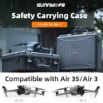 For DJI Air 3S / 3 Sunnylife Safety Carrying Case Large Capacity Waterproof Shock-proof Hard Travel Case - Image 2