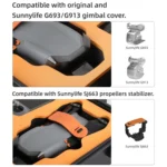 For DJI Air 3S / 3 Sunnylife Safety Carrying Case Large Capacity Waterproof Shock-proof Hard Travel Case - Image 3