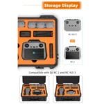 For DJI Air 3S / 3 Sunnylife Safety Carrying Case Large Capacity Waterproof Shock-proof Hard Travel Case - Image 5